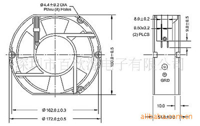 BA1725電焊機(jī)專(zhuān)用交流散熱風(fēng)扇 廠(chǎng)家直銷(xiāo)，守護(hù)設(shè)備穩(wěn)定運(yùn)行